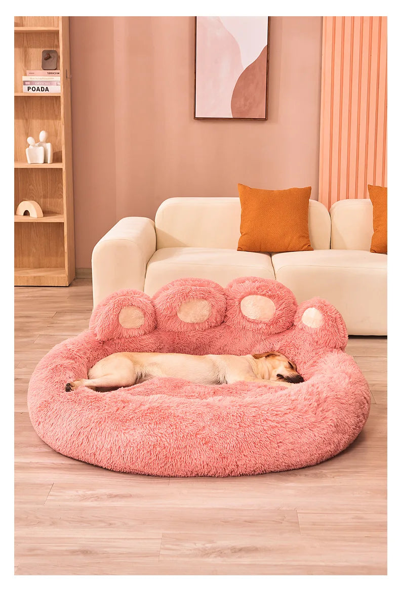 Cama para Cães e Gatos - Sofá Macio, Lavável e Confortável, Ideal para Filhotes, Cães Pequenos e Médios, Acessórios Quentes e Pelúcia