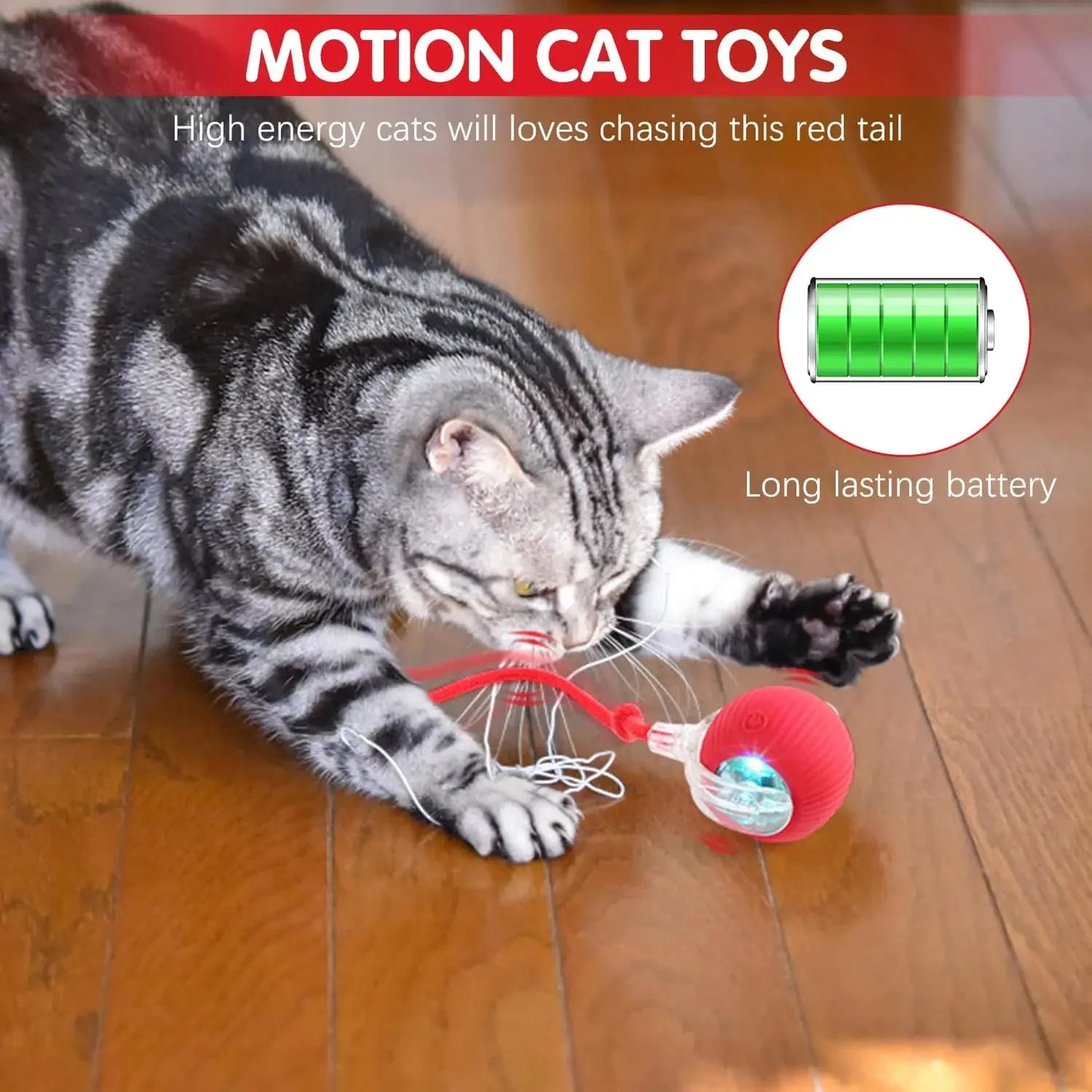 Bola Interativa Recarregável: Brinquedo Inteligente para Gatos com Rolagem Automática