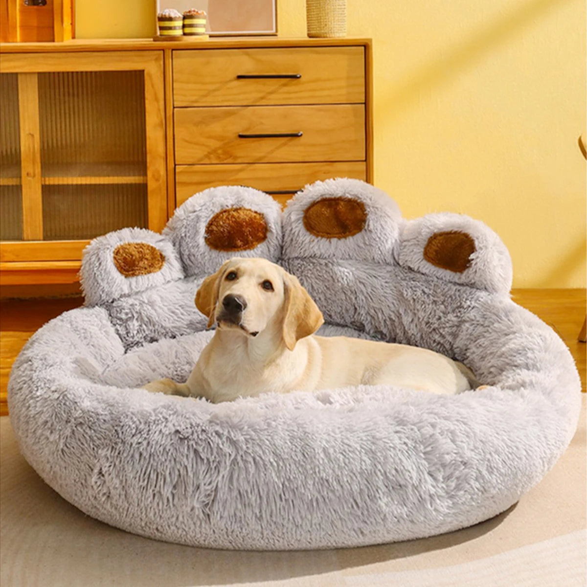 Cama para Cães e Gatos - Sofá Macio, Lavável e Confortável, Ideal para Filhotes, Cães Pequenos e Médios, Acessórios Quentes e Pelúcia